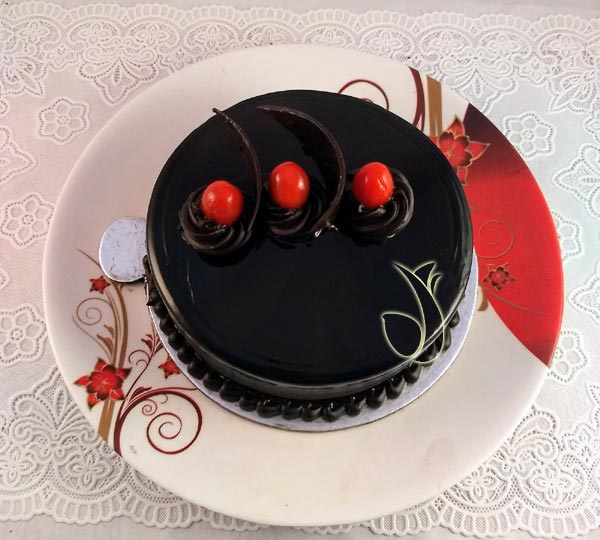 Dark Chocolate Cherry Cake cake delivery Delhi