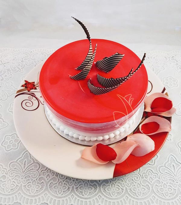 Strawberry Jelly Cake cake delivery Delhi