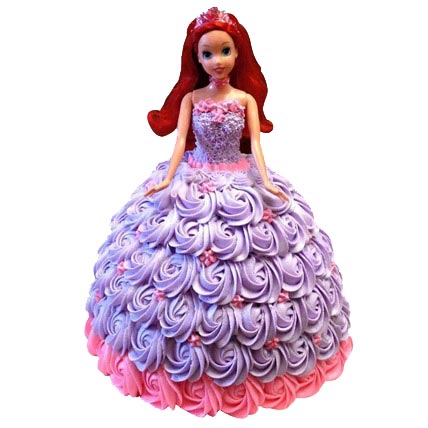 Barbie in Roses Cake 2kg cake delivery Delhi