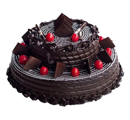 3 Kg 2 tier Dark Cake cake delivery Delhi