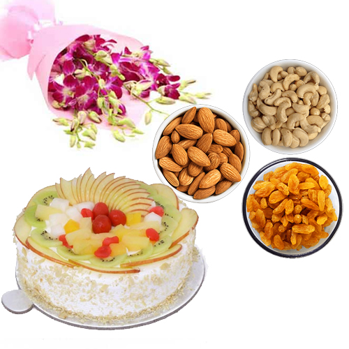 Orchids & Dry - Fruits & Fruit Cake cake delivery Delhi