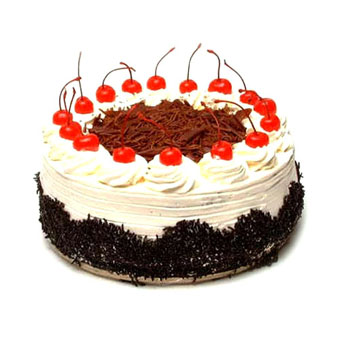 1kg Eggless Black Forest Cake from Five Star Bakery cake delivery Delhi