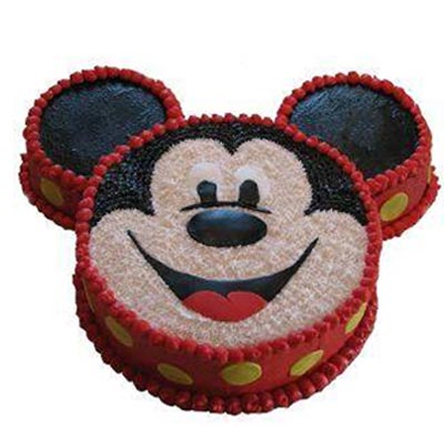3kg Micky Mouse Face Cake cake delivery Delhi